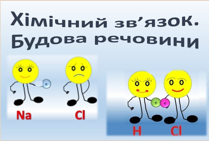 Хімічний зв’язок. Будова речовини